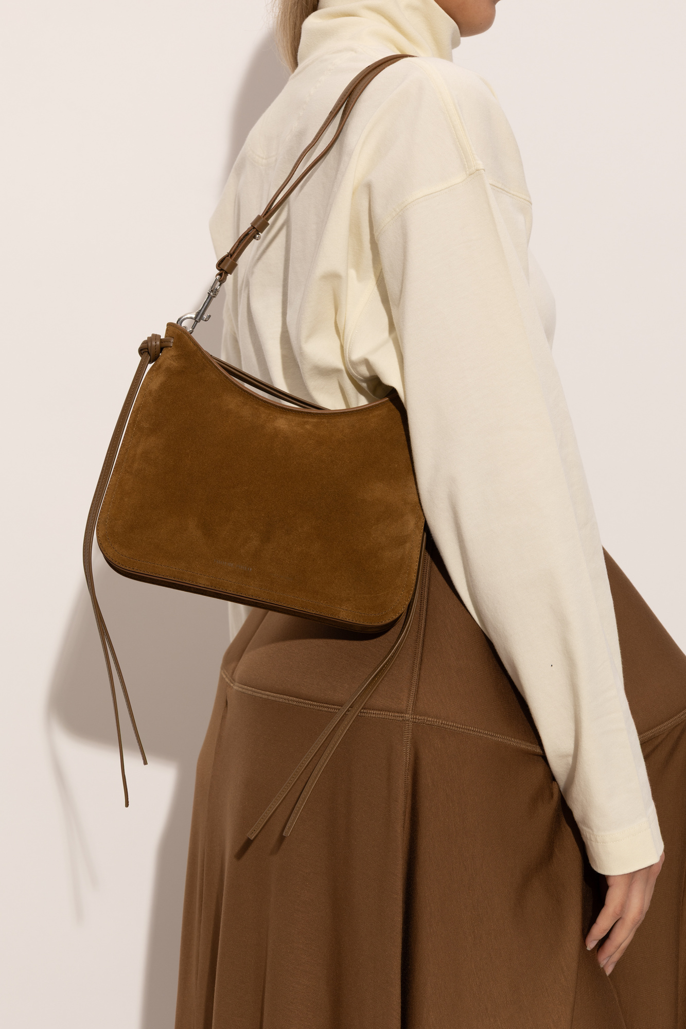 【お出かけに！】PHOEBE PHILO SMALL GIG BAG ショルダーバッグ PHOEBE PHILO | SMALL GIG BAG | TOFFEE SUEDE